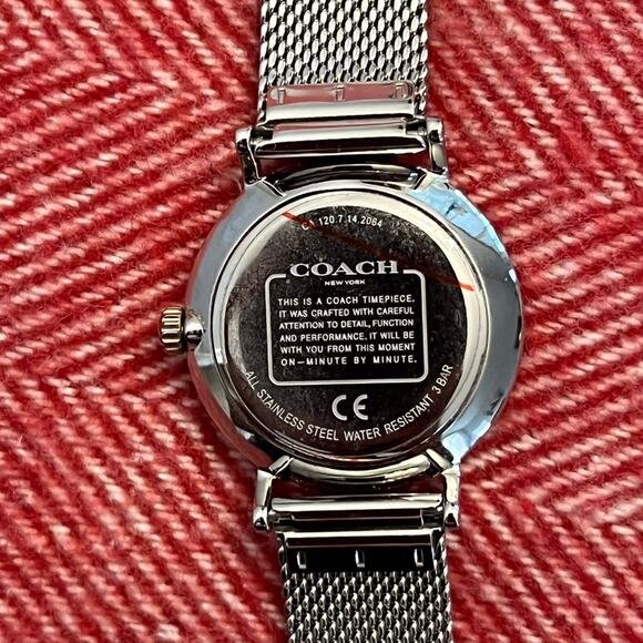 COACH Women\'s Perry Stainless Steel Mesh Bracelet Watch 28mm main image 7